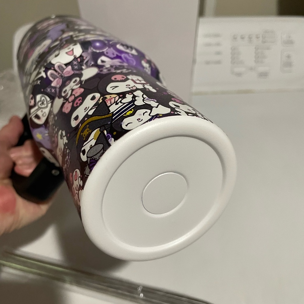🆕 Kuromi - Black and Purple Tumbler - Sanrio - Stainless Steel - 40oz - NIB - Picture 12 of 14